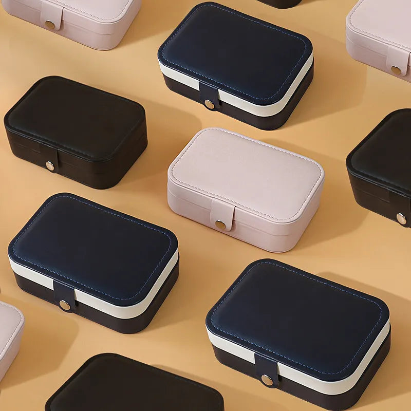 Sollora Portable Dual Layer Jewelry Storage Box