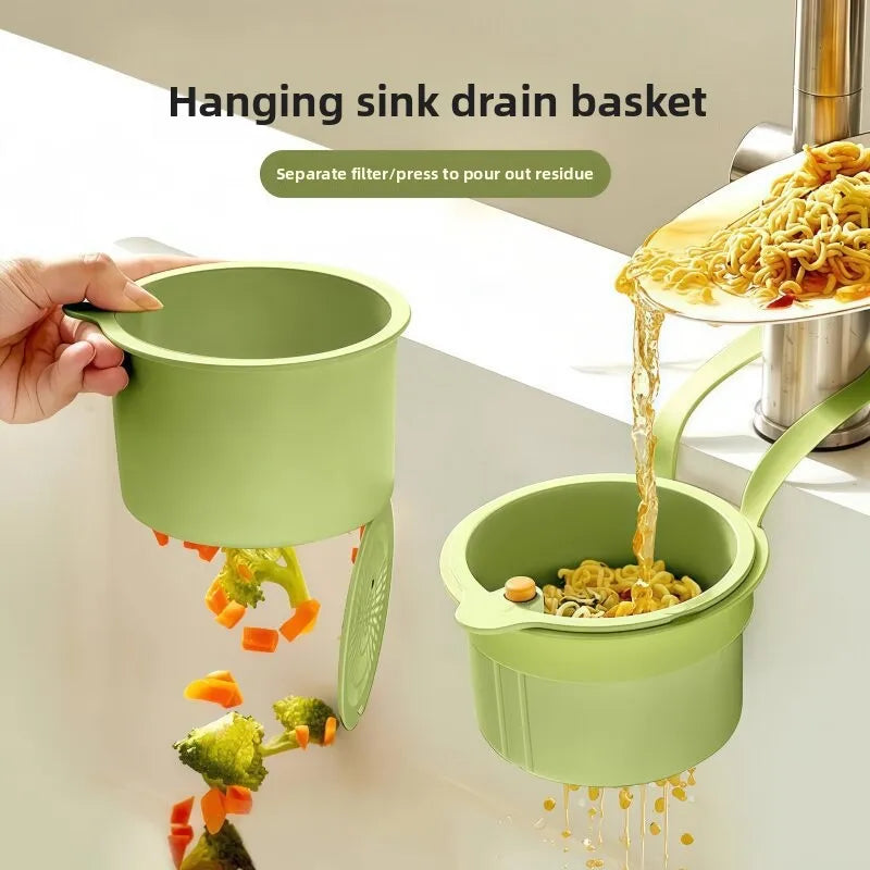 Sollora Hanging Sink Drain Basket for Kitchen Use