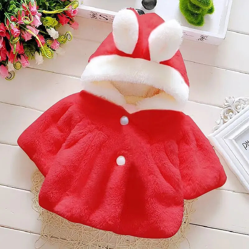 Sollora Girls Faux Fur Hooded Coat