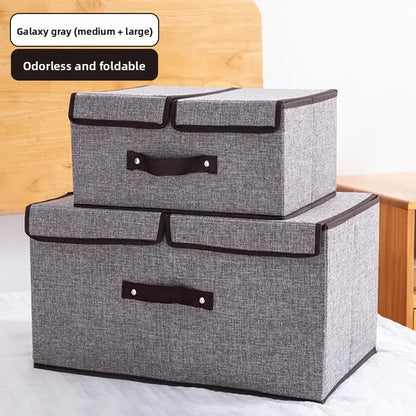 Sollora Foldable Fabric Storage Box with Dividers
