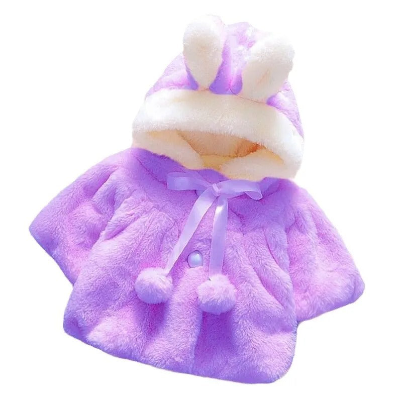 Sollora Girls Faux Fur Hooded Coat