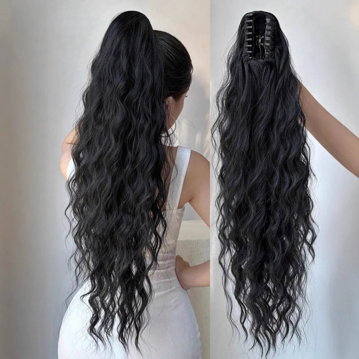 Sollora Synthetic Hair Ponytail with Claw Clip