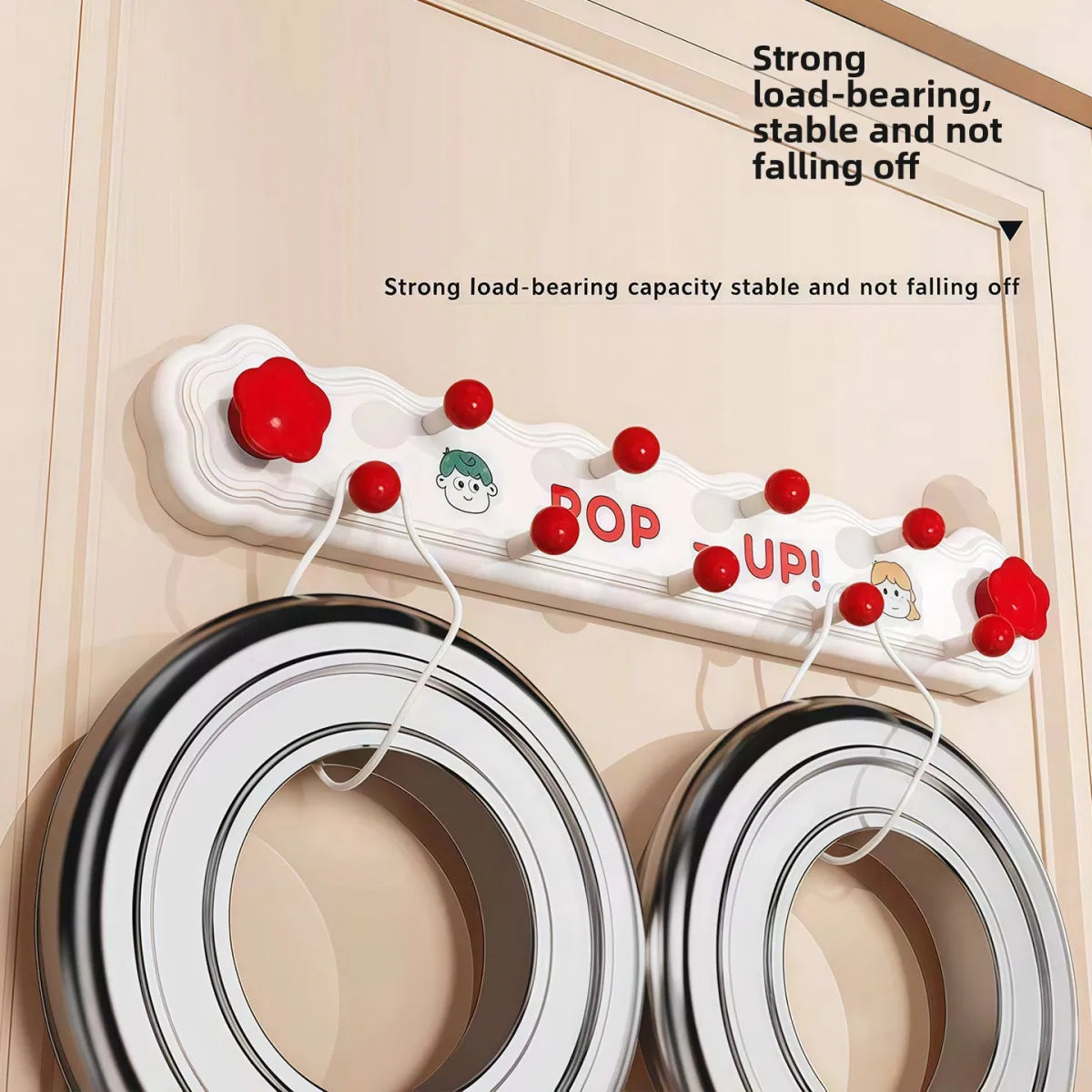 Sollora Rotating Suction Cup Hooks with Adhesive Backing