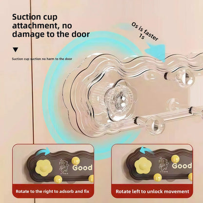 Sollora Rotating Suction Cup Hooks with Adhesive Backing