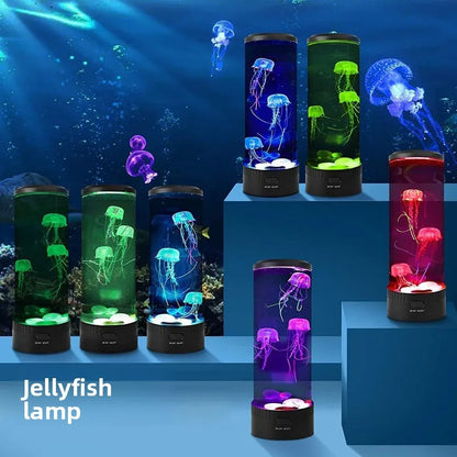 Sollora Remote Control Color Changing Jellyfish USB Night Light