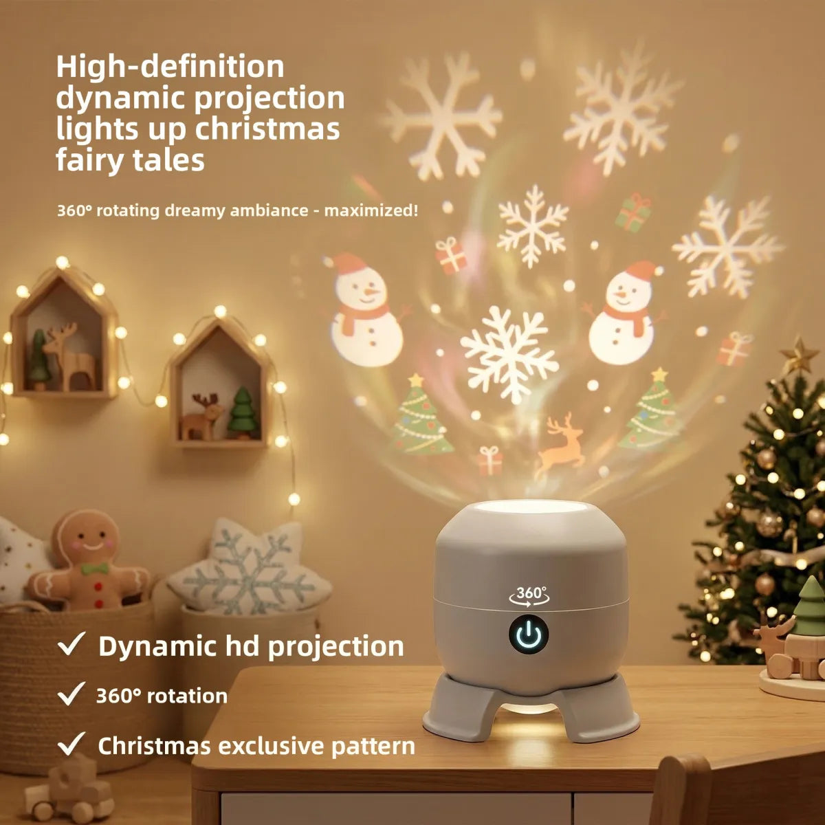 Sollora"Rotating Starry Sky Projection Night Light "