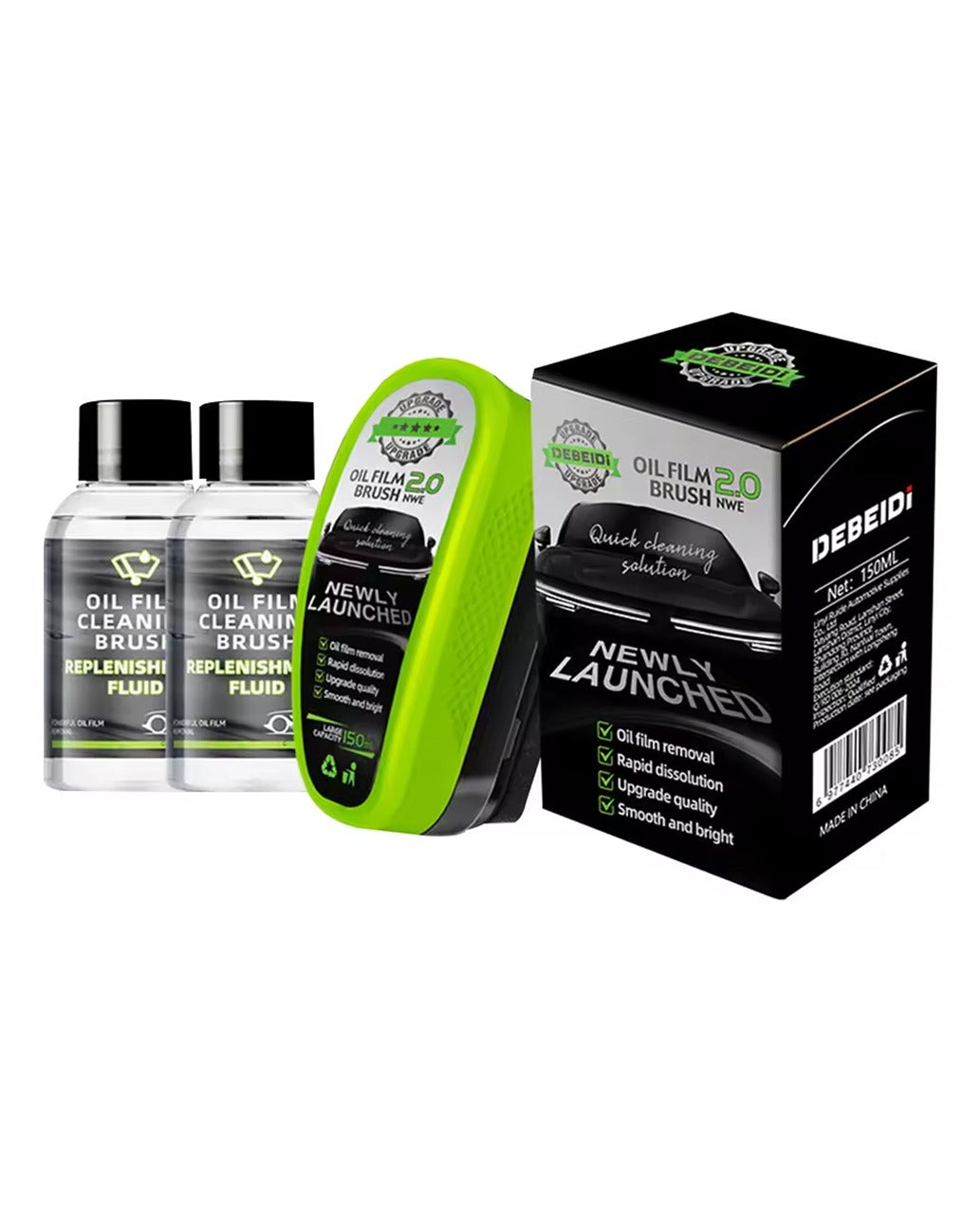 Sollora ClearVision™ Glass Oil Film Remove