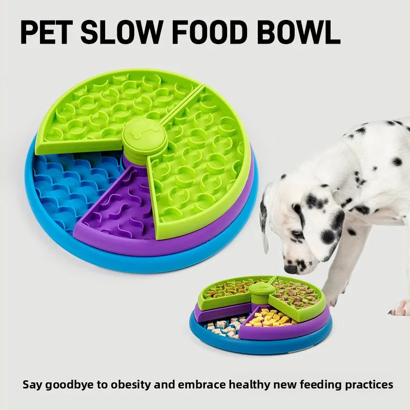 Sollora Three-Layer Slow-Feeding Pet Bowl
