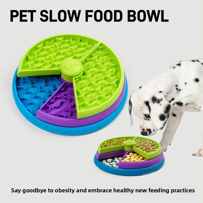 Sollora Three-Layer Slow-Feeding Pet Bowl