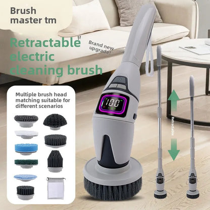 Sollora Multifunctional Wireless Electric Cleaning Brush with Voice Prompt