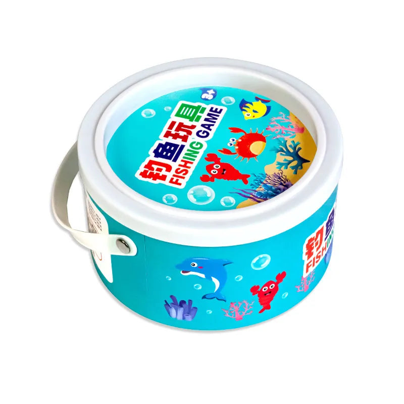 Sollora Wooden Magnetic Fishing Game for Kids