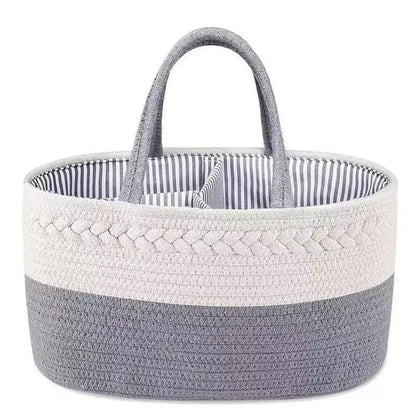 Sollora Handwoven Storage Basket with Removable Compartments