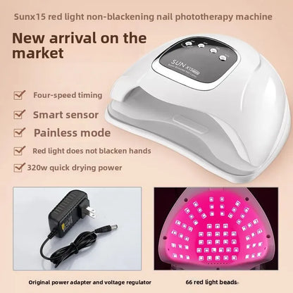 Sollora LED Nail Lamp with Red Light Technology