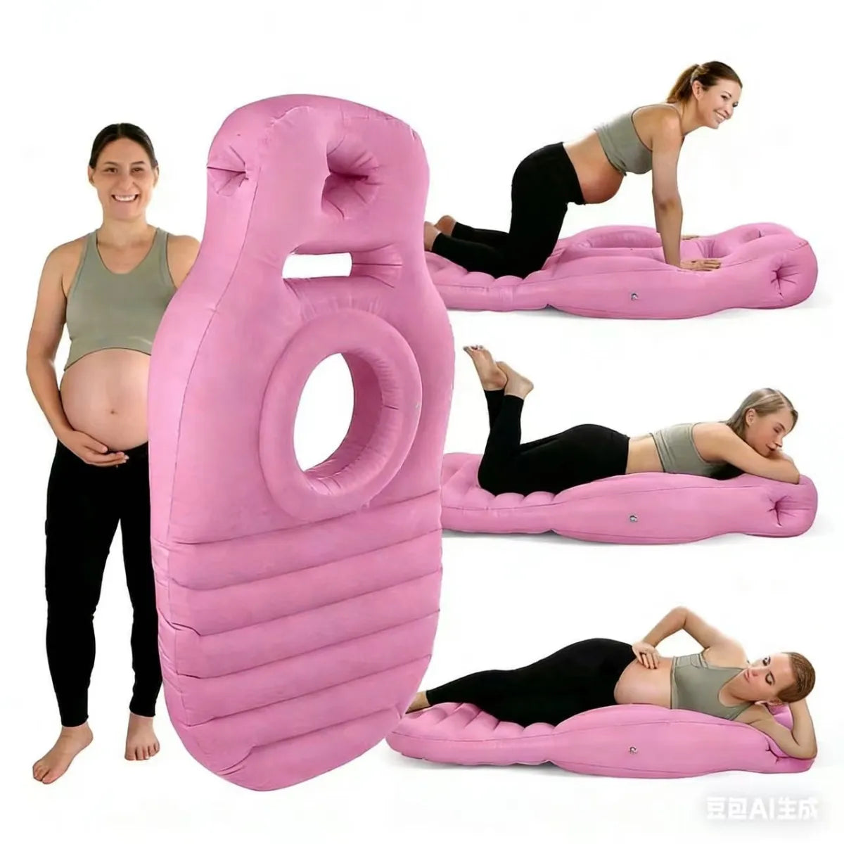 Sollora Inflatable Maternity Mattress O-Shaped Air Cushion