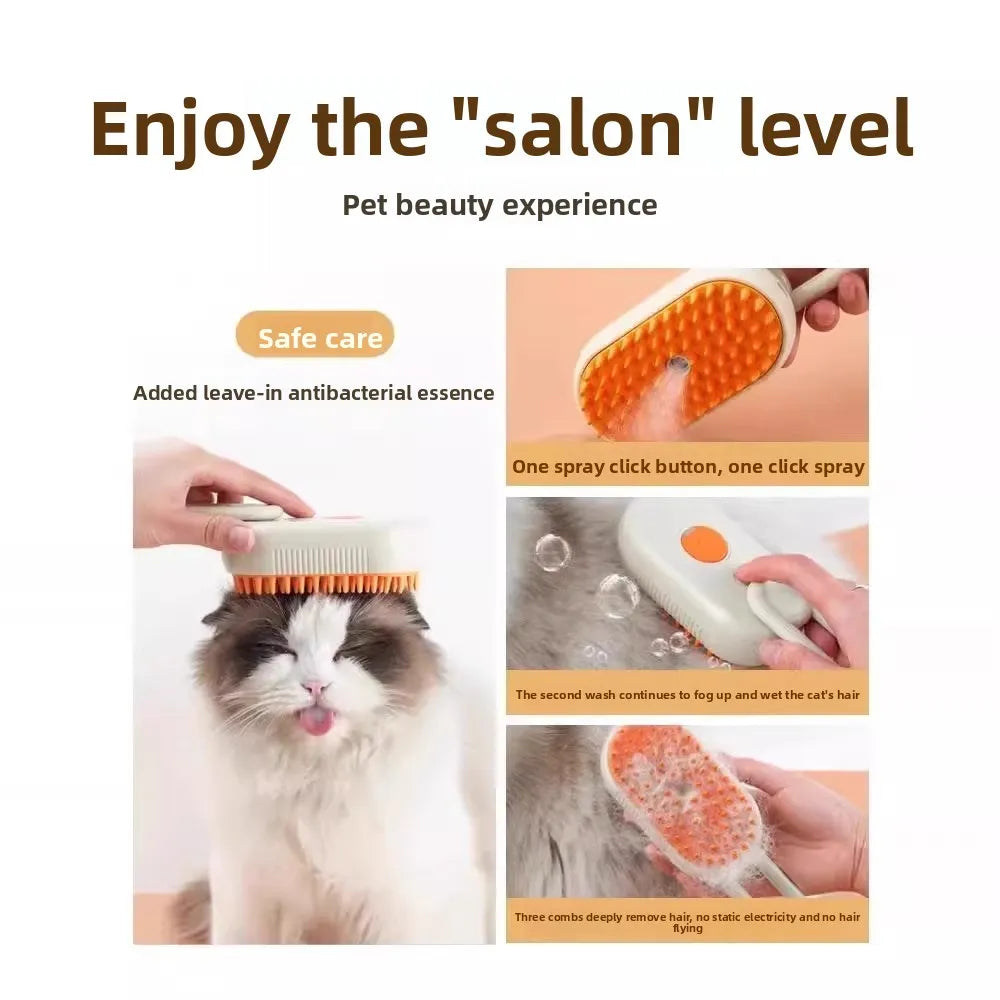 Sollora Pet Spray Massage Comb Cat Steam Comb Hair Comb