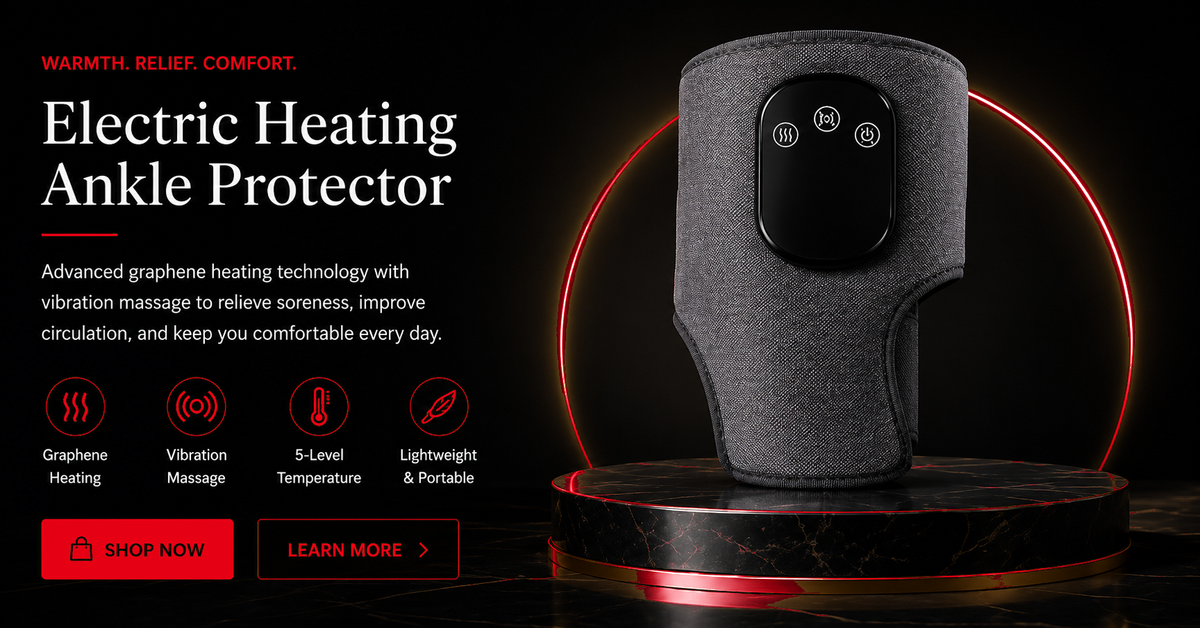 Sollora Electric Heating Ankle Protector with Vibration Massage and Graphene Technology 01.png