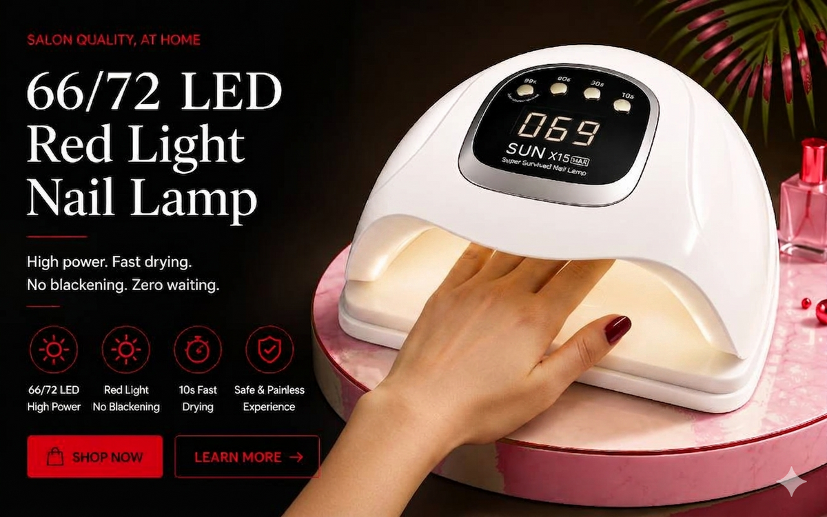 Sollora LED Nail Lamp with Red Light Technology 01.png