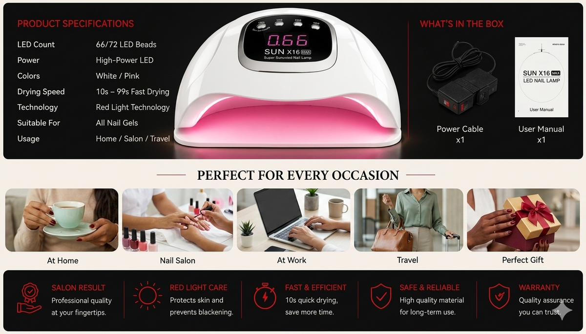 Sollora LED Nail Lamp with Red Light Technology 03.png