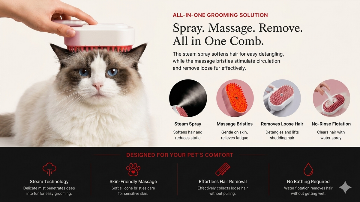 Sollora Pet Spray Massage Comb Cat Steam Comb Hair Comb 01.png